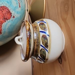 Handmade studio pottery ceramic sugar dish